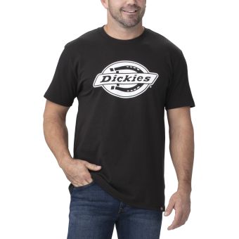 Dickies Men's Short Sleeve Relaxed Fit Graphic T-shirt in Black