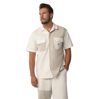 Dickies Men's Eddyville Short Sleeve Work Shirt in Assorted Colors