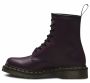 Dr. Martens 1460 Women's Smooth Leather Lace Up Boots in Purple Smooth