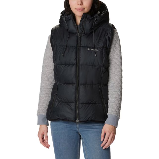 Whistler Welcome Cropped Puffer Vest (Black) · NanaMacs