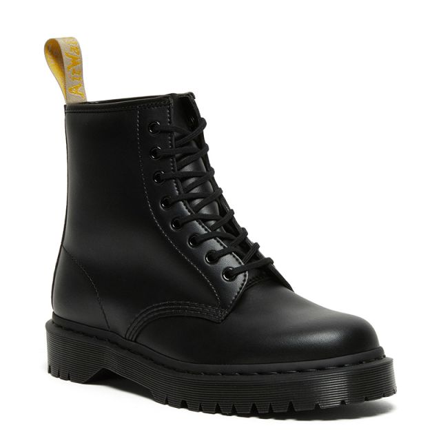 Dr. Martens 1490 Virginia Leather Mid Calf Boots in Black Virginia ...