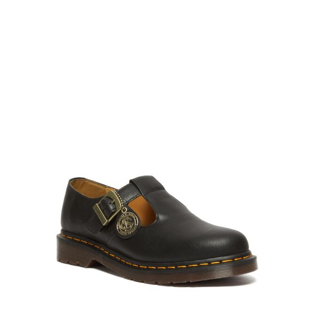 Dr. Martens T-Bar Shoe in Black