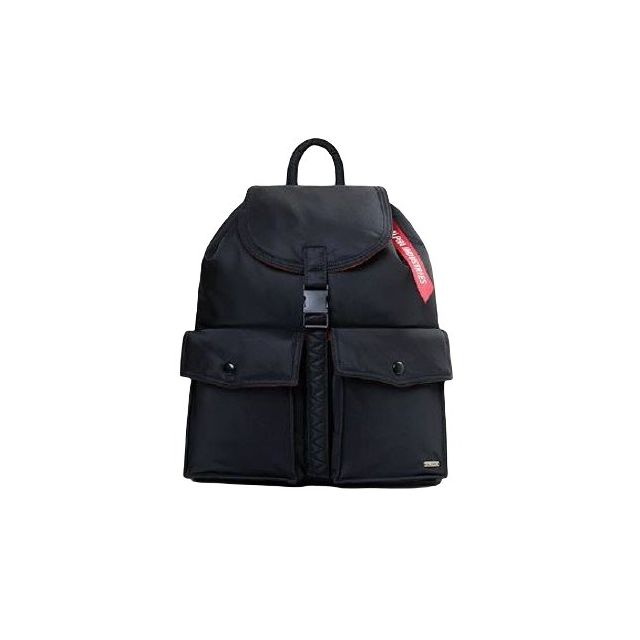 Alpha Industries Nylon Backpack in Black