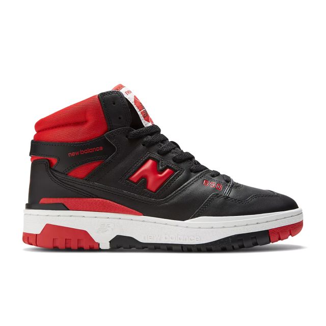 New Balance Men's 650 in Black with red and white