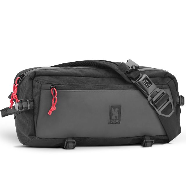 Chrome Industries Kadet Sling Bag in Black/Aluminum | UJB Canada