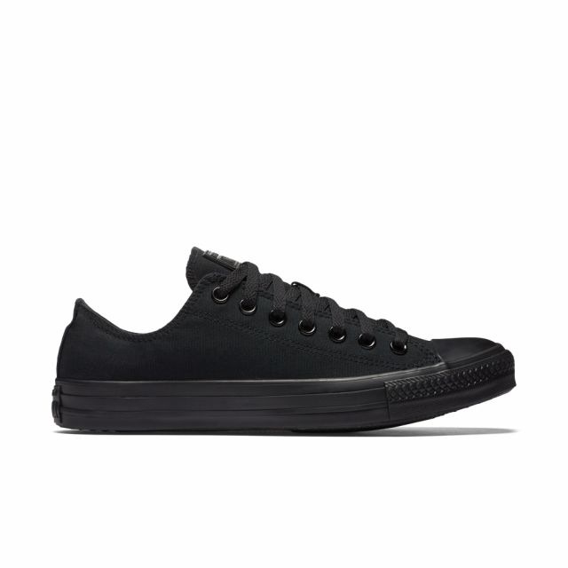 Chuck Taylor All Star Mono Canvas Low Top in Black Monochrome