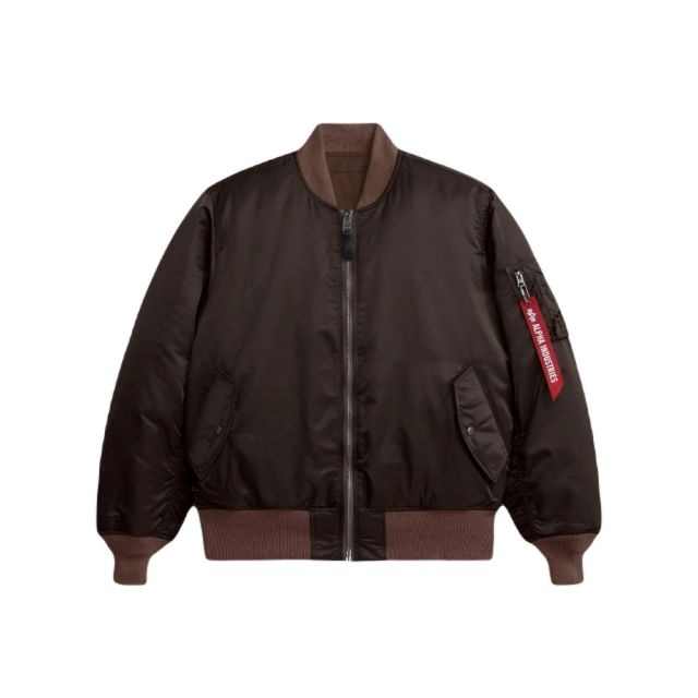 Alpha Industries MA-1 Bomber Jacket - Heritage in Chocolate