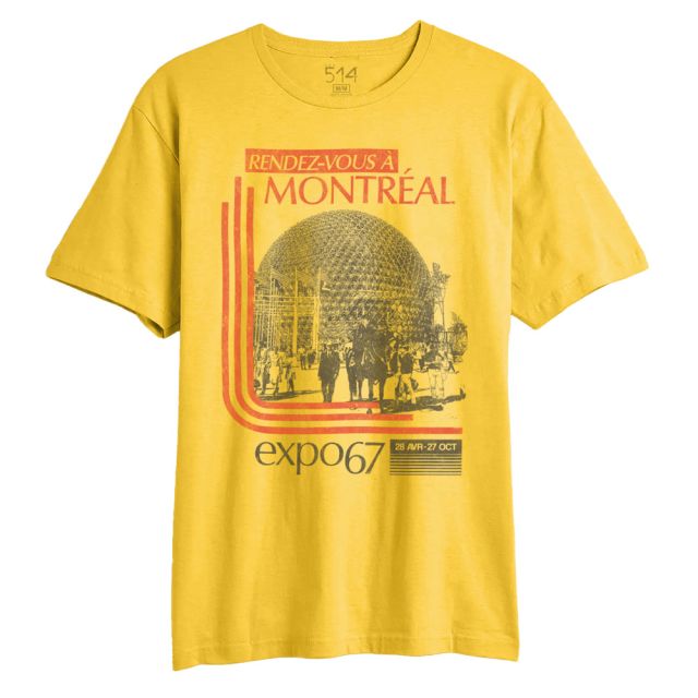 Rep 514 Expo 67 T-Shirt in Yellow