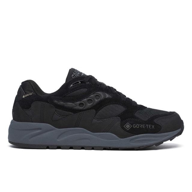 Saucony Grid Shadow 2 Gore-Tex in Black/Black