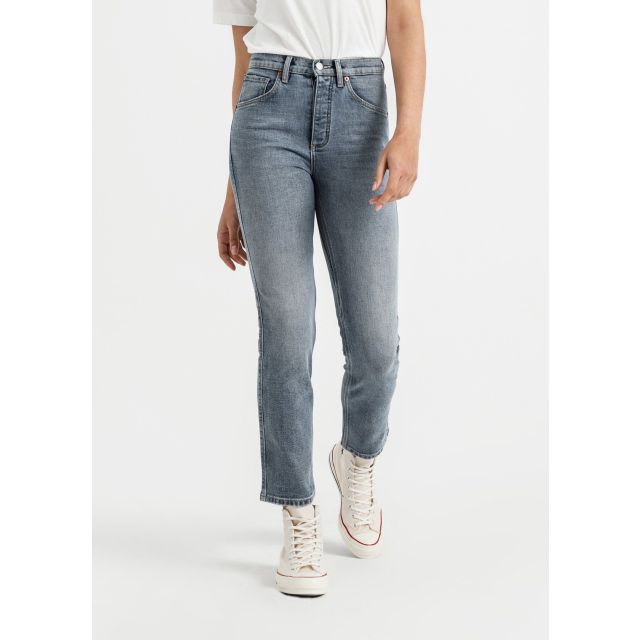 DU/ER Women's Performance Denim Girlfriend in Heritage Blue | UJB Canada