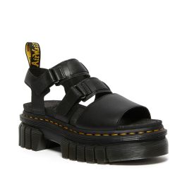 Dr. Martens Ricki Nappa Lux Leather 3-Strap Platform Sandals in