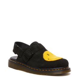 Dr. Martens X Smiley Jorge Mule in Black | Union Jack Boots Canada