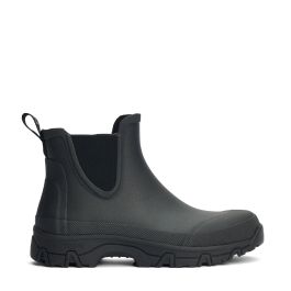 Tretorn Garpa Rubber Boot in Black | Union Jack Boots Canada