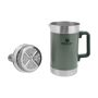 Stanley Classic Stay Hot French Press 48oz in Hammertone Green