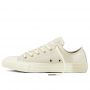 Converse Chuck Taylor All Star Blocked Nubuck Low Top in Egret/Egret/Driftwood