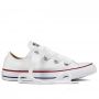 Converse Chuck Taylor All Star Big Eyelets Low Top in White/Insignia Blue/Garnet