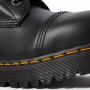 Dr. Martens 8761 BXB Leather Mid Calf Boots in Black Fine Haircell