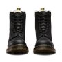 Dr. Martens 1460 Women's Faux Fur Lined Lace Up Boots in Black Burnished Wyoming