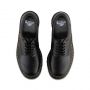 Dr. Martens 8053 Leather Platform Casual Shoes in Black Polished Smooth