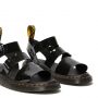 Dr. Martens Gryphon Patent Leather Gladiator Sandals in Black
