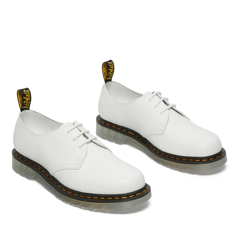 Dr. Martens 1461 Iced Smooth Leather Shoes in White | Dr.Martens Canada