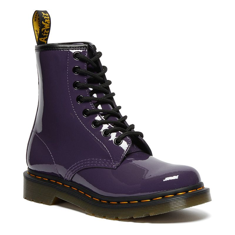 Dr. Martens Delphine Smooth Women's Dress Boots in Black Polished ...