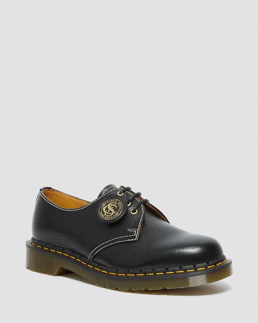 Dr. Martens 1461 Patent Women's Leather Oxford Shoes in Black Patent ...