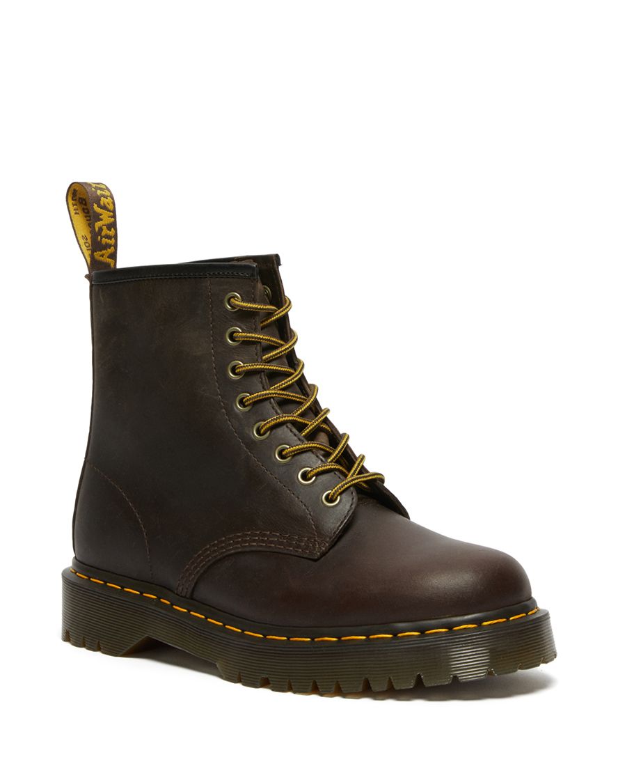 Dr. Martens 1B99 Virginia Leather Knee High Boots in Black Virginia ...