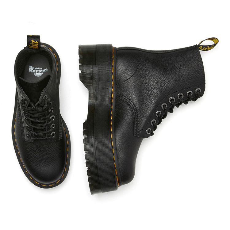 Dr. Martens 1460 Pascal Max Leather Platform Boots in Black | Union Jack  Boots Canada