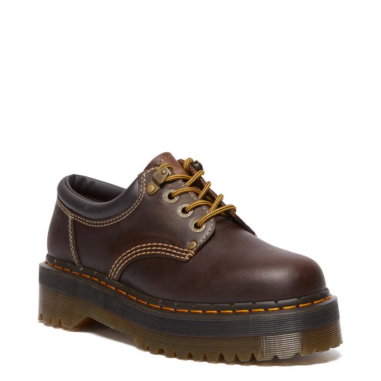 Dr. Martens 8053 Arc Crazy Horse Leather Platform Casual Shoes in