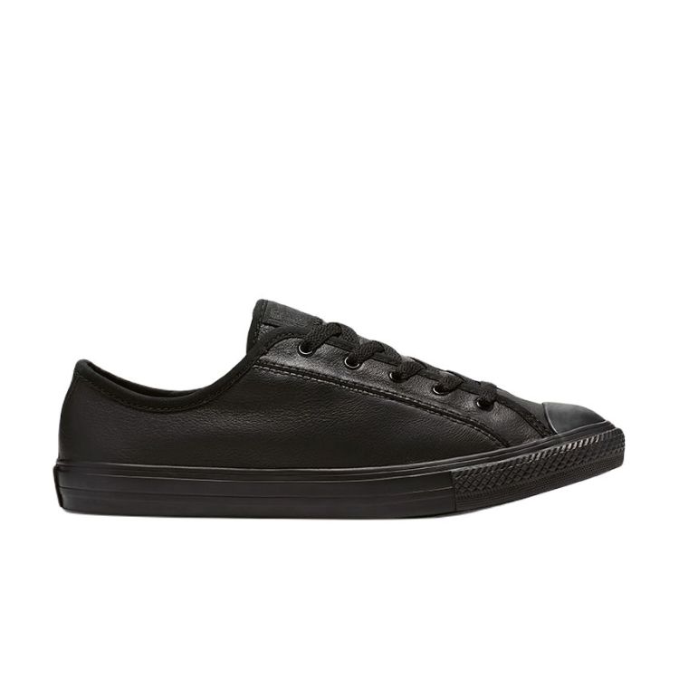 Chuck taylor all star dainty leather ballet low top black hotsell