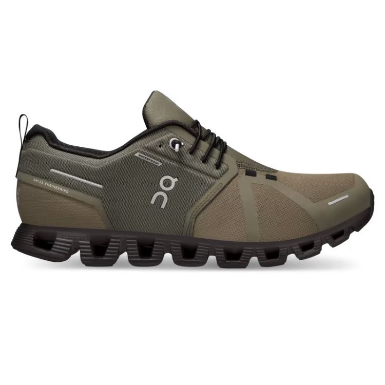 ON Footwear Men s Cloud 5 Waterproof in Olive Black UJB Canada