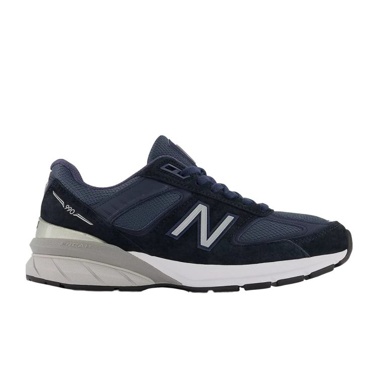 New Balance Men s MADE in USA 990v5 Core in Navy with Silver Union Jack Boots Canada